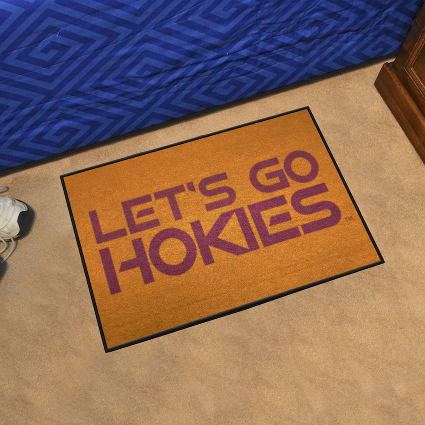 Virginia Tech Hokies SLOGAN 20 x 30 Starter Floor Mat