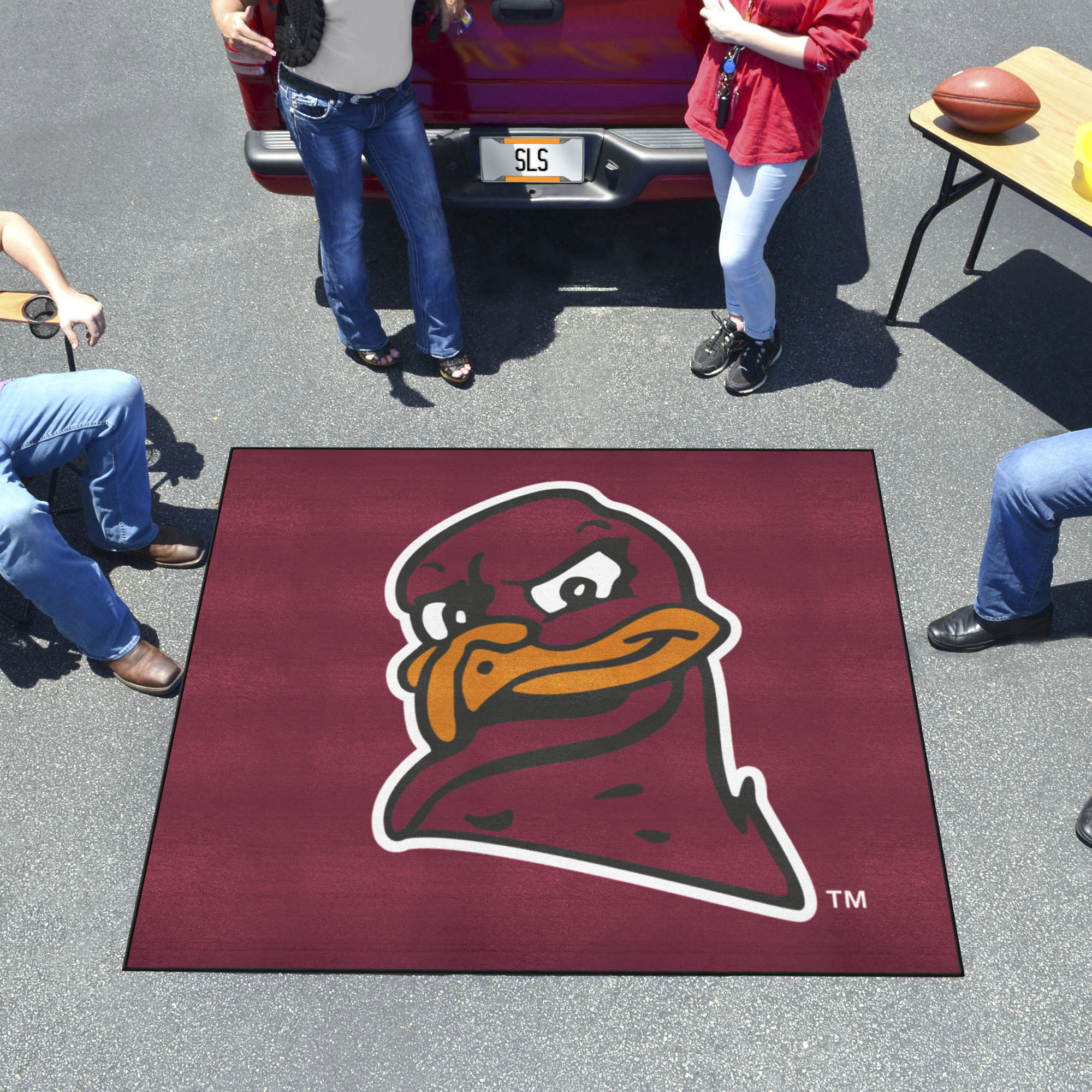 Virginia Tech Hokies TAILGATER 60 x 72 Rug - Alt Logo