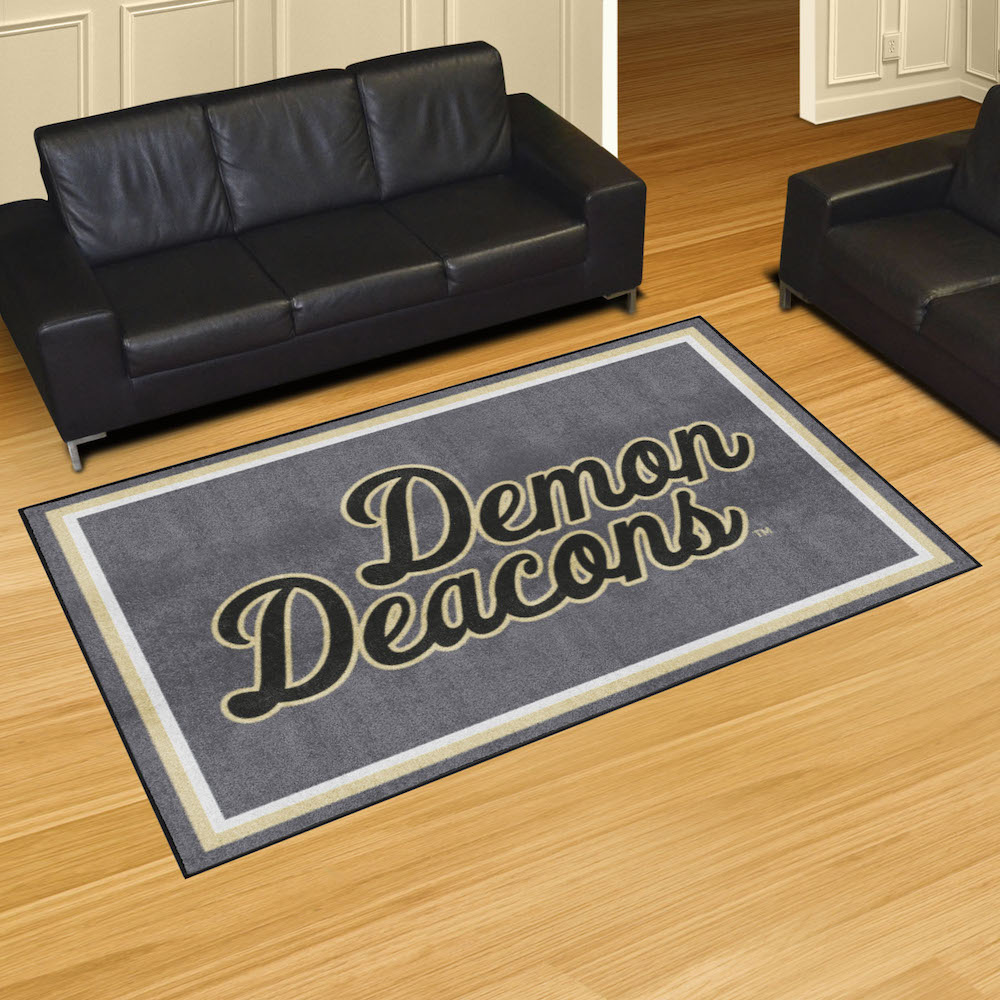 Wake Forest Demon Deacons 5x8 Area Rug - Alt Logo