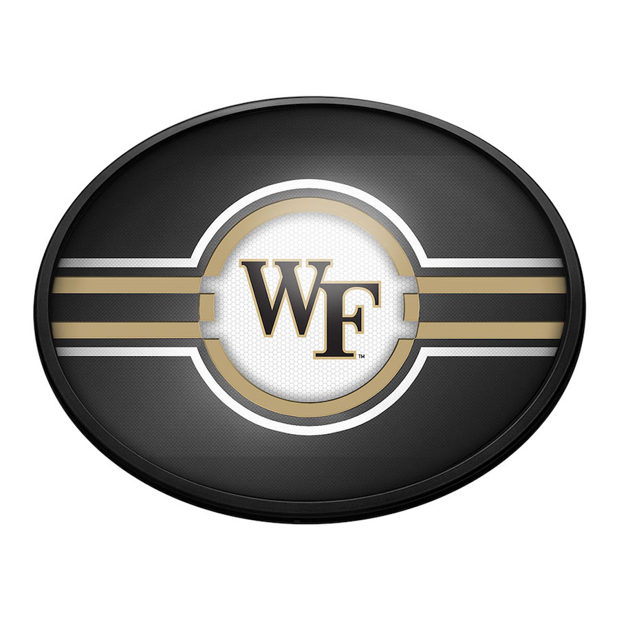 Wake Forest Demon Deacons Slimline LED Wall Sign ~ OVAL PRIMARY