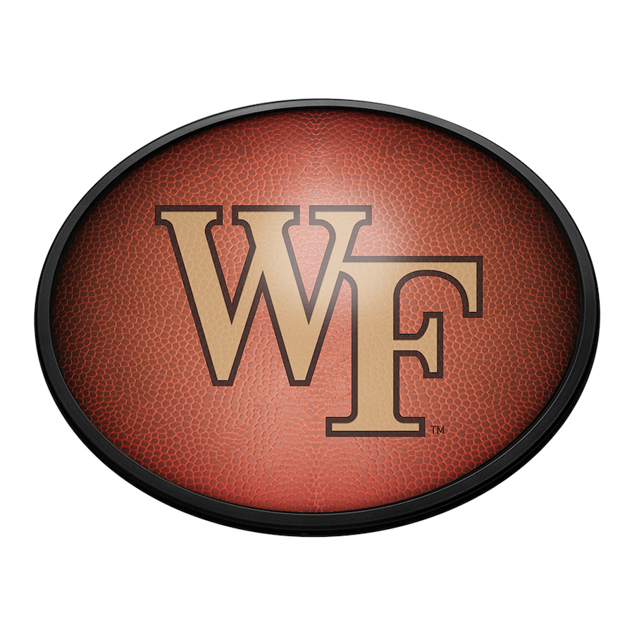 Wake Forest Demon Deacons PIGSKIN Slimline LED Wall Sign ~ OVAL