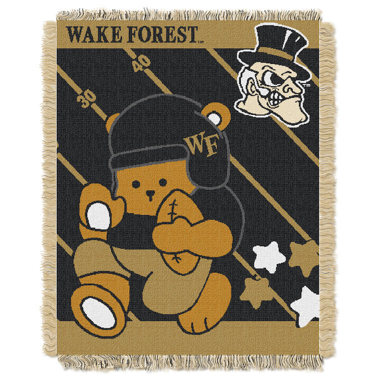 Wake Forest Demon Deacons Woven Baby Blanket 36 x 48