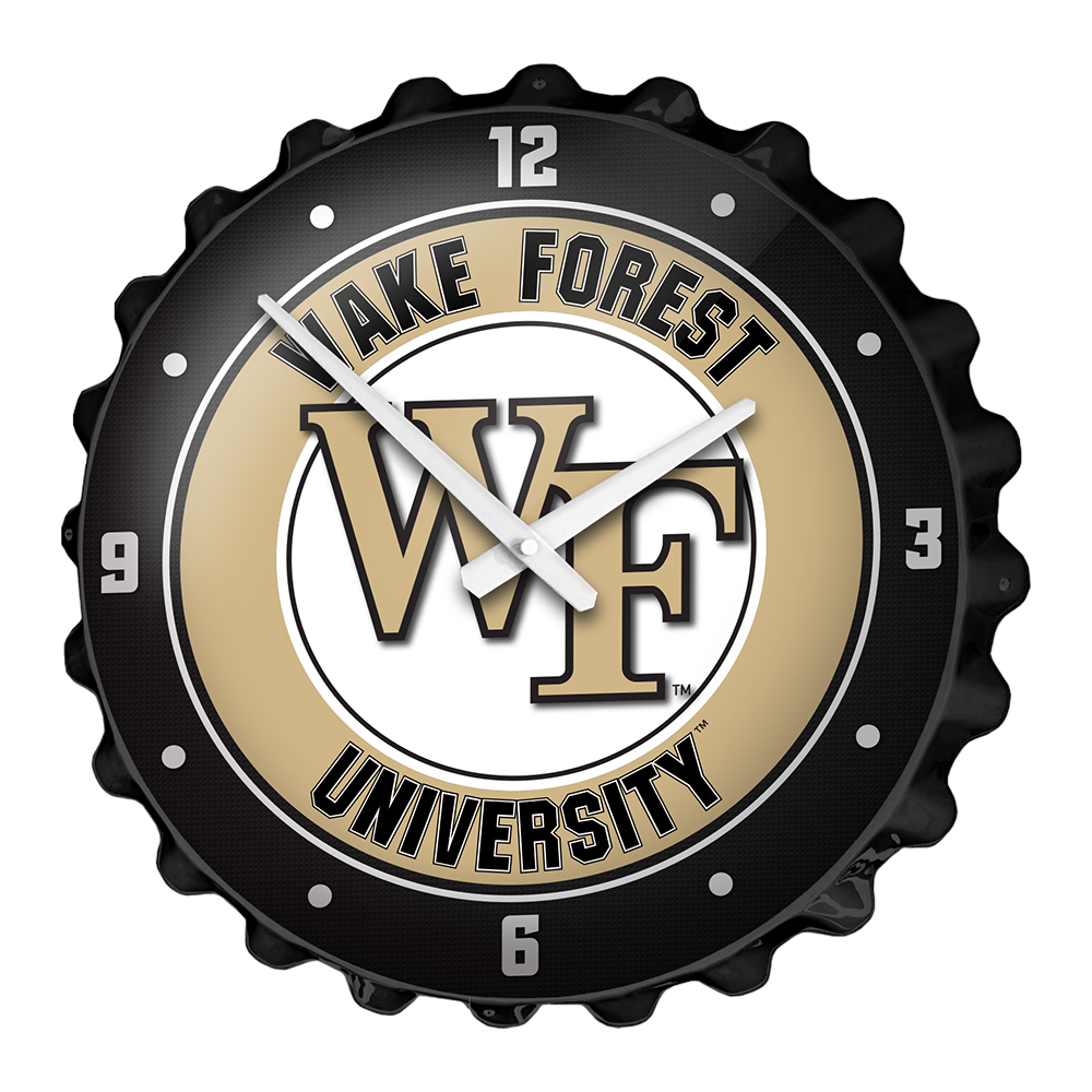 Wake Forest Demon Deacons Bottle Cap Wall Clock