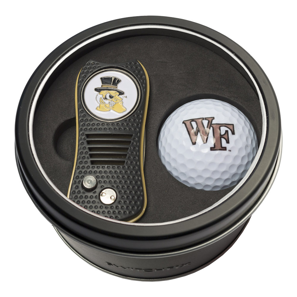 Wake Forest Demon Deacons Switchblade Divot Tool and Golf Ball Gift Pack