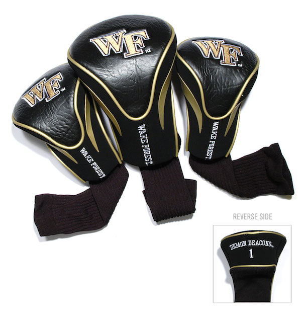 Wake Forest Demon Deacons 3 Pack Contour Headcovers