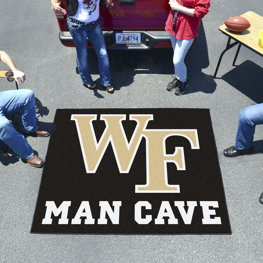 Wake Forest Demon Deacons MAN CAVE TAILGATER 60 x 72 Rug
