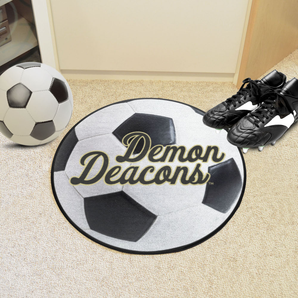 Wake Forest Demon Deacons SOCCER BALL Mat - Alt Logo