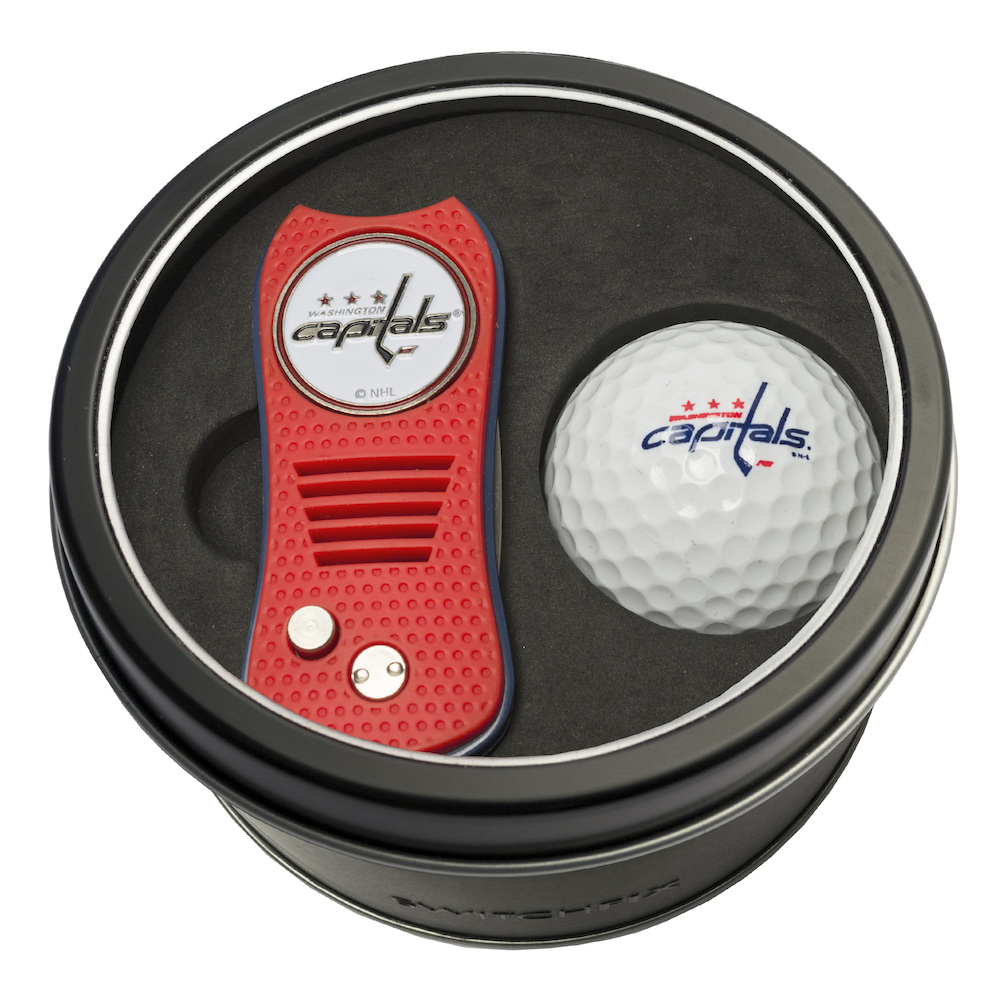 Washington Capitals Switchblade Divot Tool and Golf Ball Gift Pack