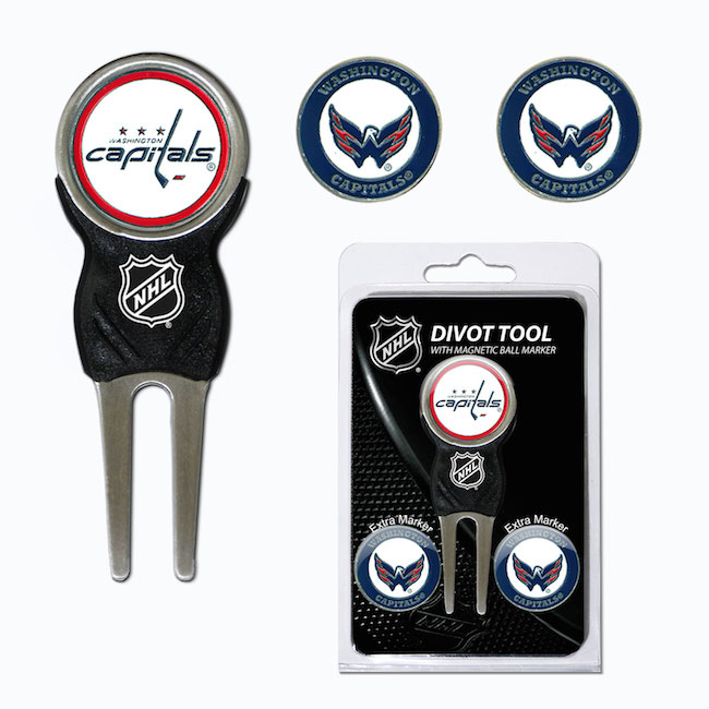 Washington Capitals 3 Marker Signature Divot Tool Pack