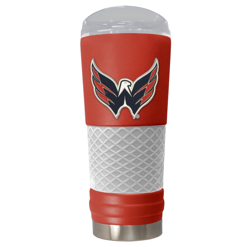 Washington Capitals 24 oz DRAFT SERIES NHL Powder Coated Insulated Travel Tumbler