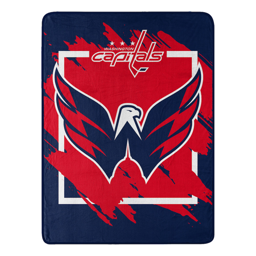 Washington Capitals Micro Raschel 50 x 60 Team Blanket