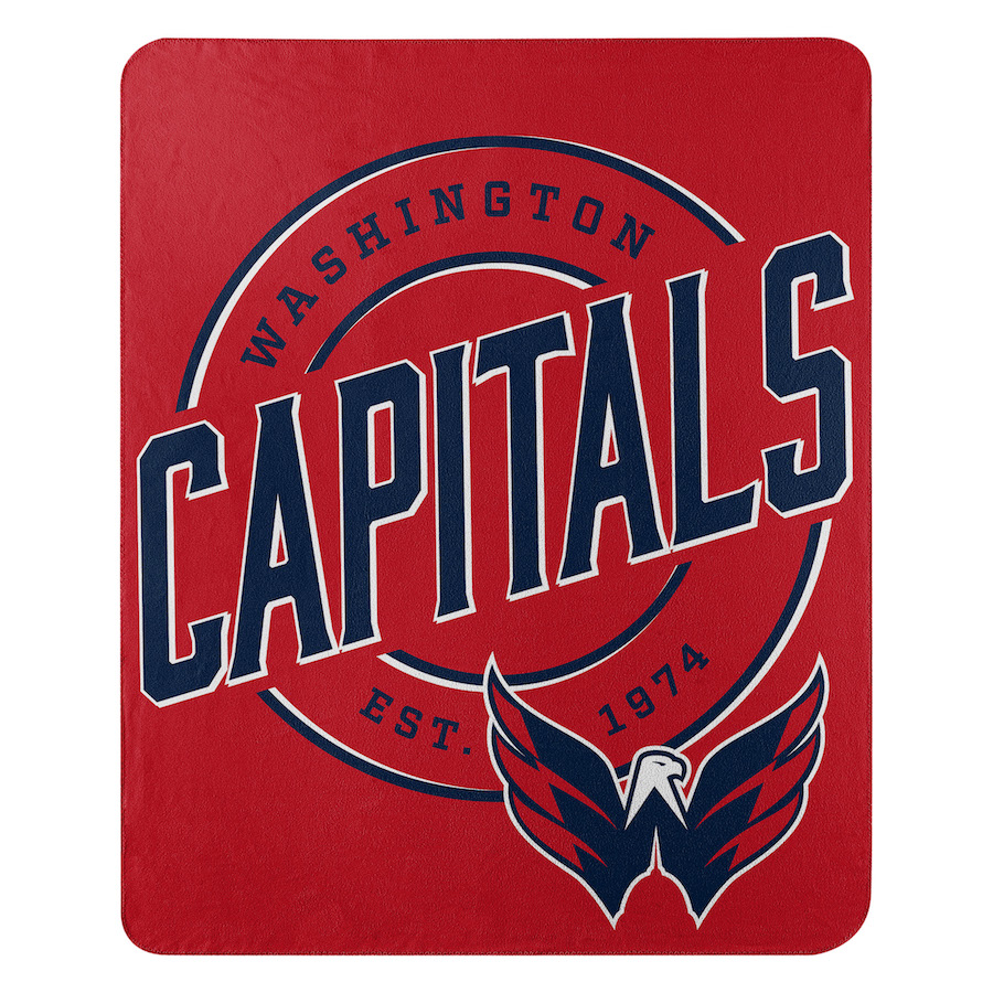 Washington Capitals Fleece Throw Blanket 50 x 60