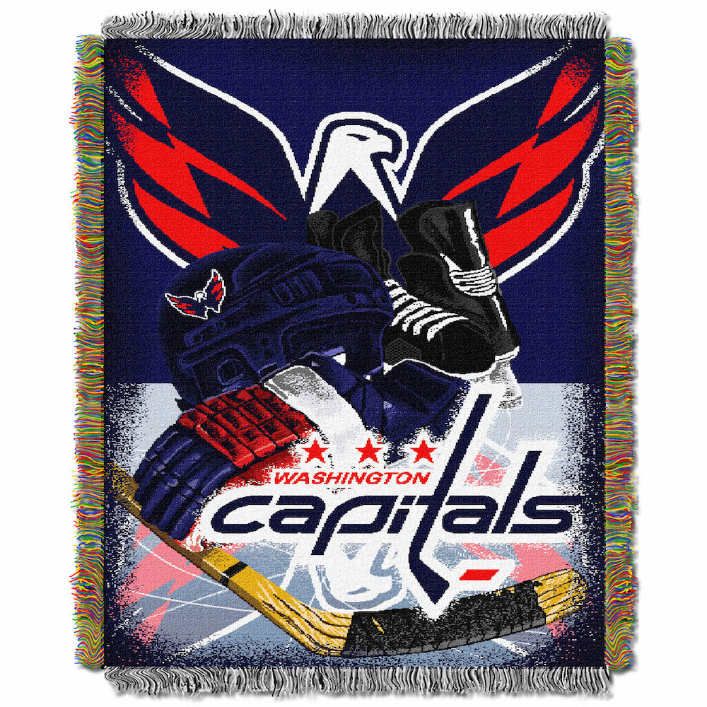 Washington Capitals Home Ice Advantage Series Tapestry Blanket 48 x 60