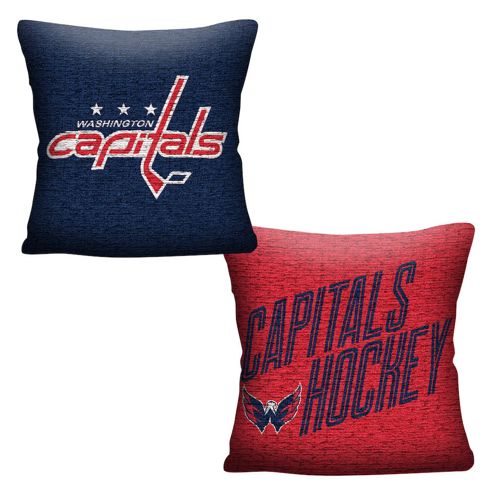 Washington Capitals Double Sided INVERT Woven Pillow