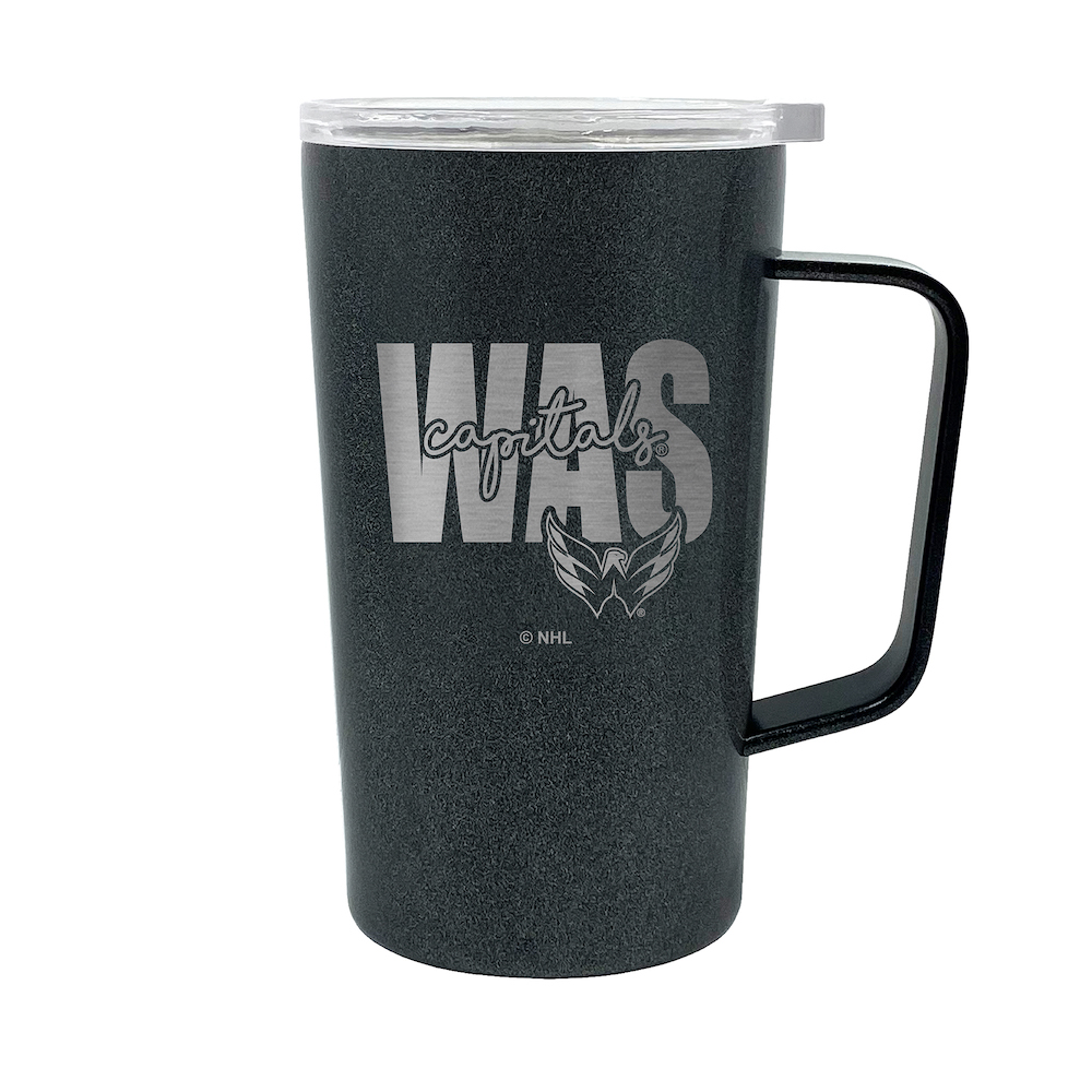 Washington Capitals 18 oz HUSTLE Travel Mug - ONYX