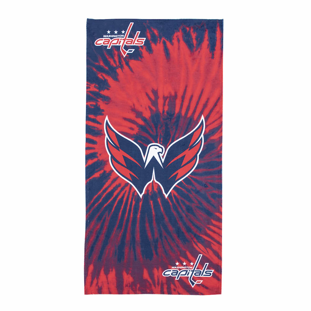 Washington Capitals Pyschedelic 30x60 Beach Towel