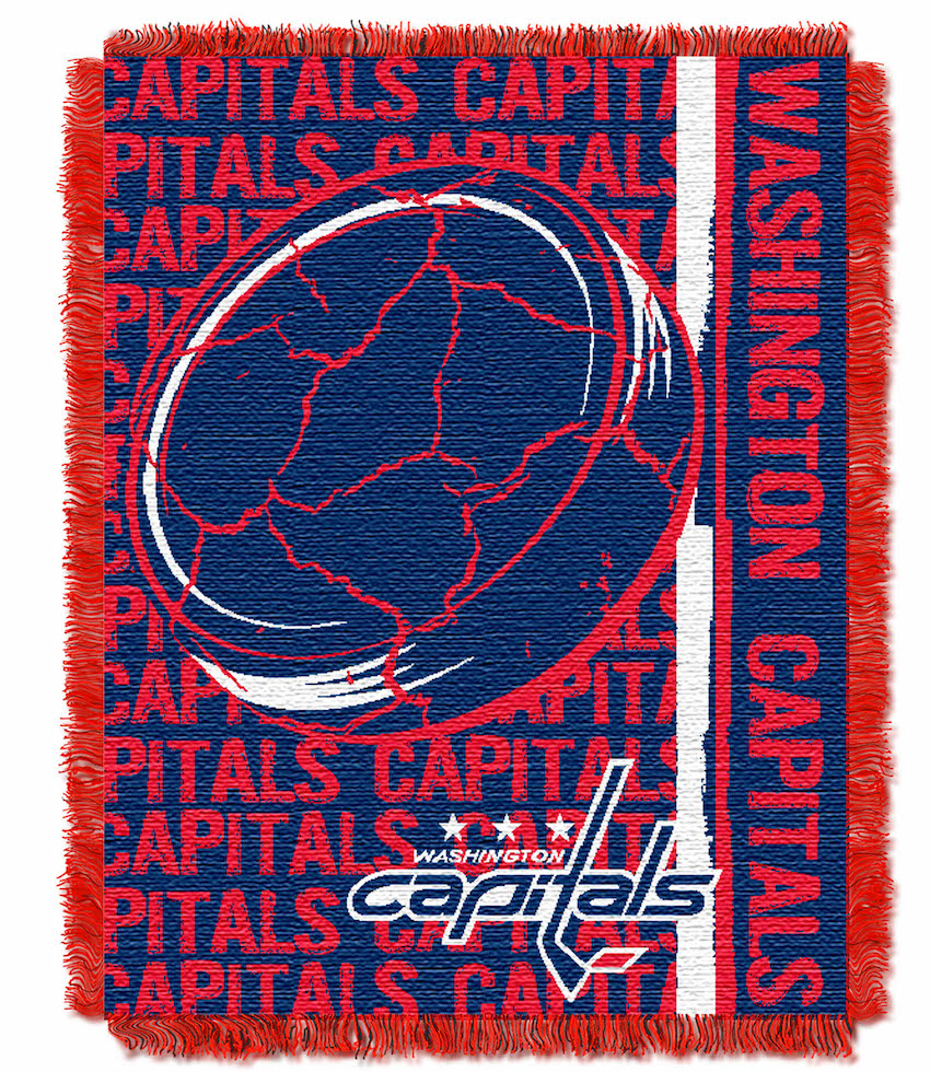 Washington Capitals Double Play Tapestry Blanket 48 x 60