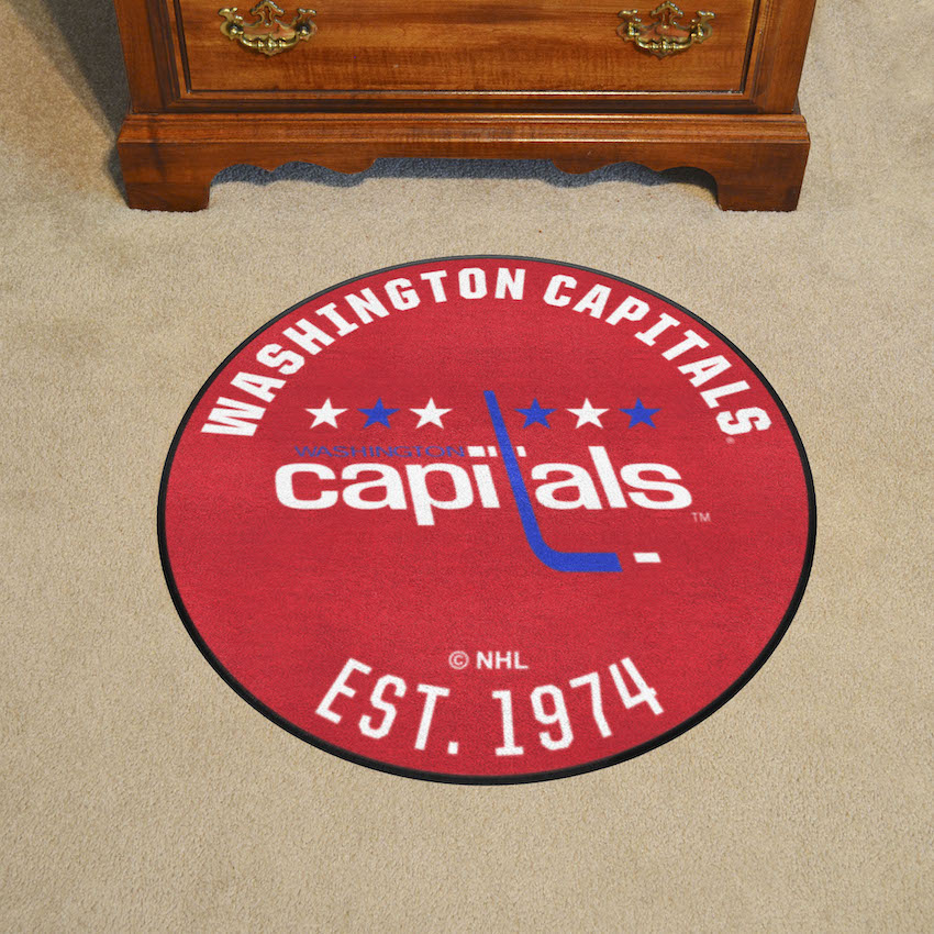 Washington Capitals Vintage Roundel Mat - Throwback Logo