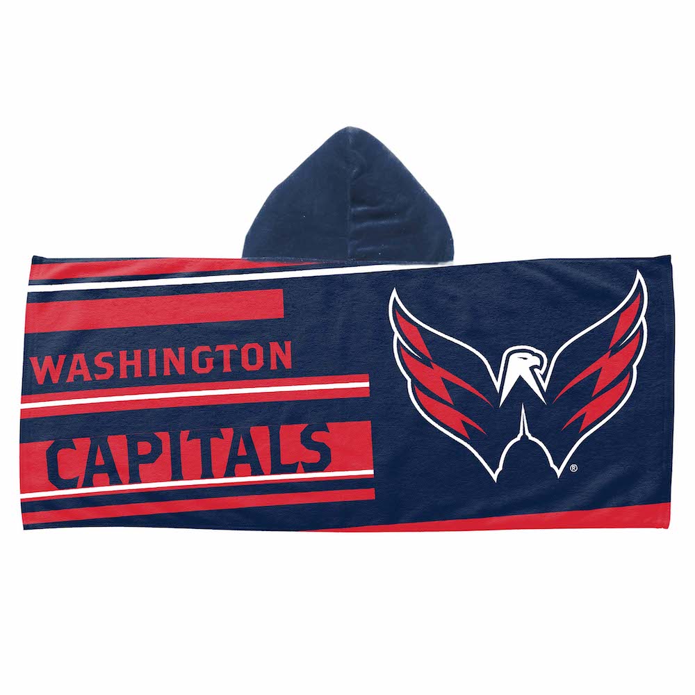 Washington Capitals Youth Hooded Beach Towel