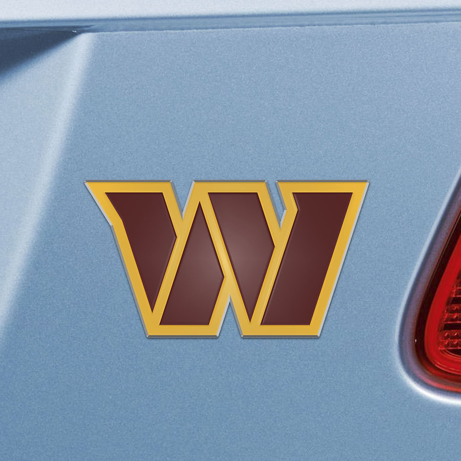 Washington Commanders Color Metal Auto Emblem