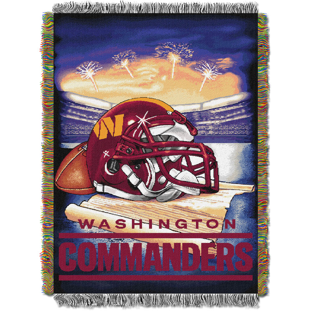 Washington Commanders Home Field Advantage Series Tapestry Blanket 48 x 60