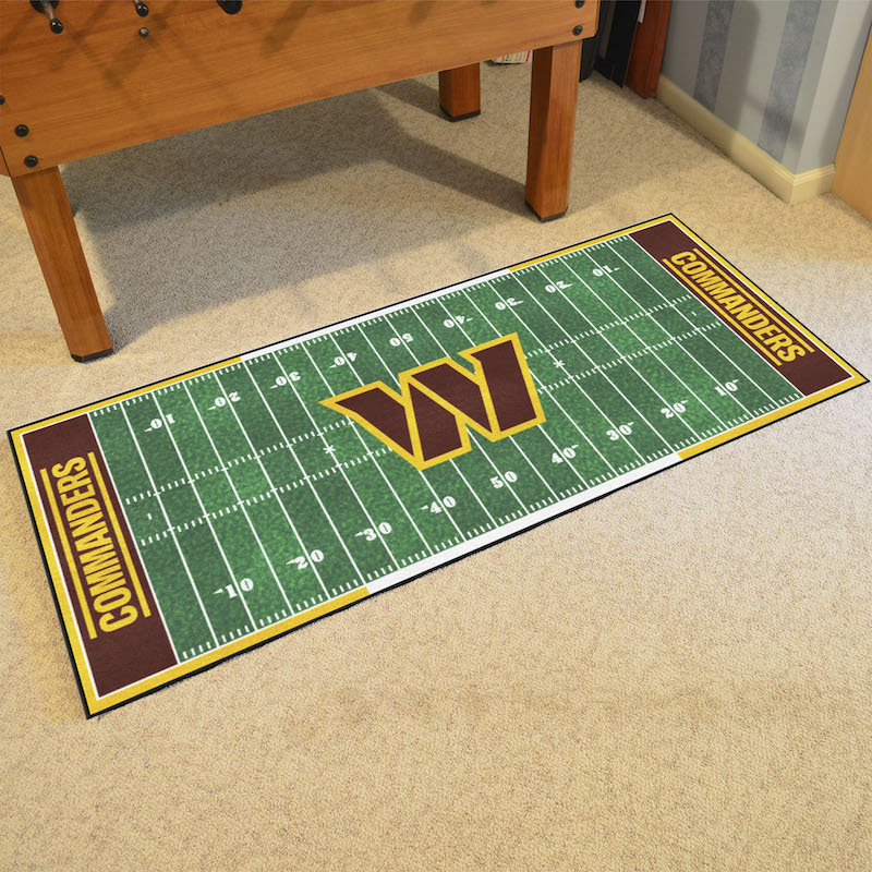 Washington Commanders 30 x 72 Football Field Carpet Runner