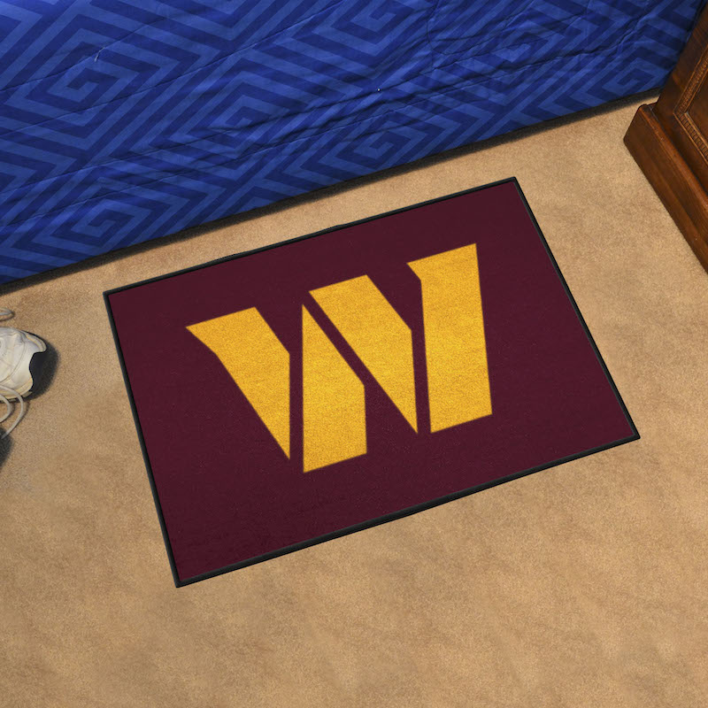 Washington Commanders 20 x 30 STARTER Floor Mat - Helmet Logo