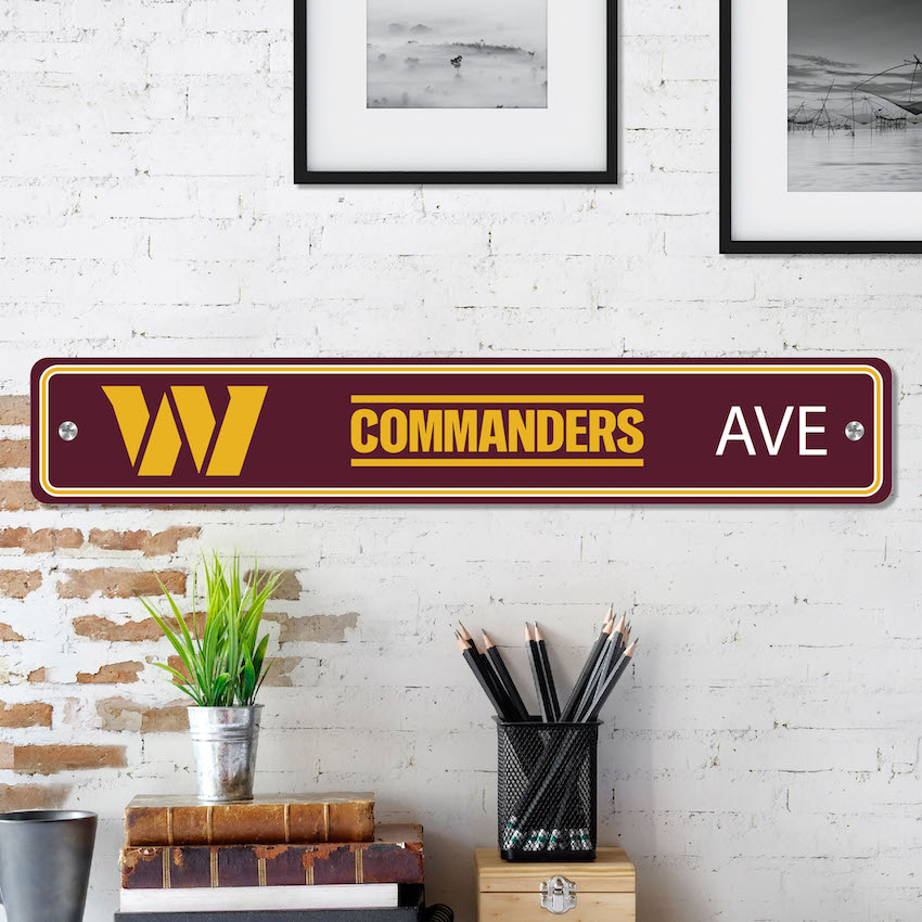 Washington Commanders Street Sign