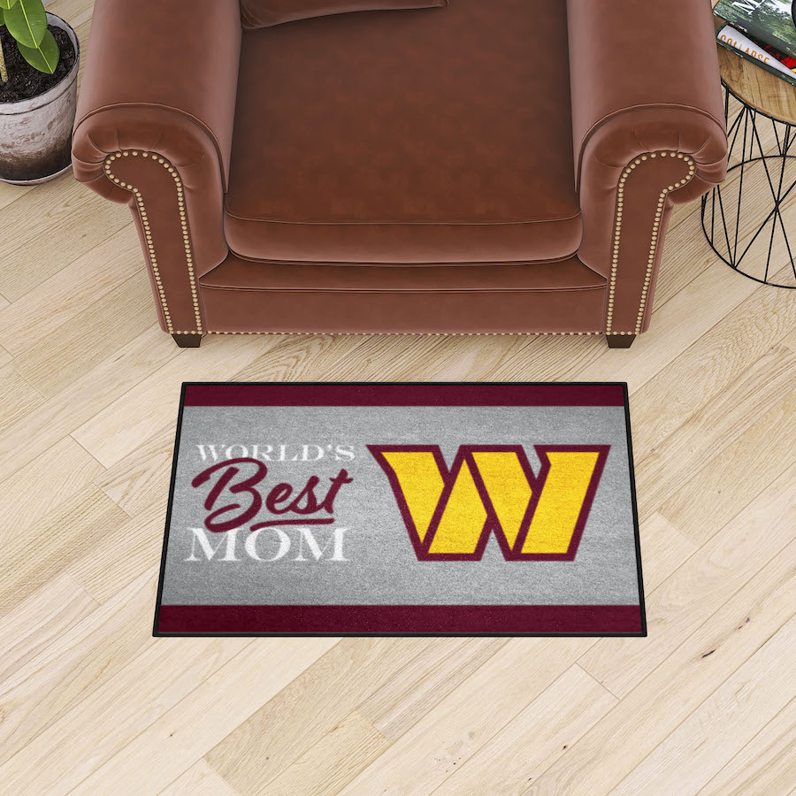 Washington Commanders 20 x 30 WORLDS BEST MOM Floor Mat