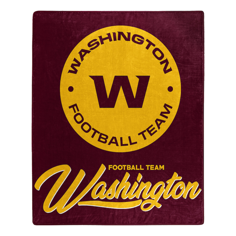 Washington Football Team Plush Fleece Raschel Blanket 50 x 60