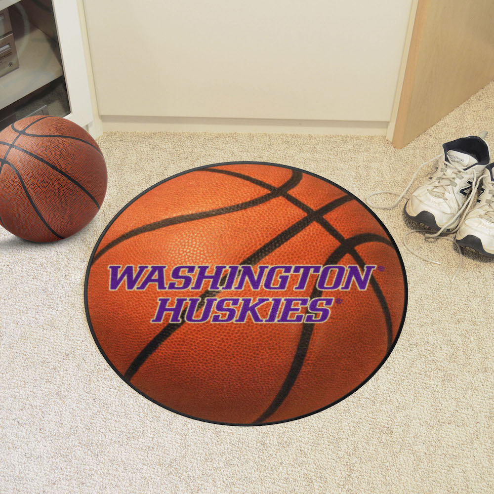 Washington Huskies BASKETBALL Mat - 2nd Logo