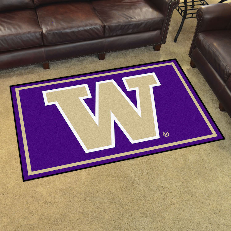 Washington Huskies 4x6 Area Rug