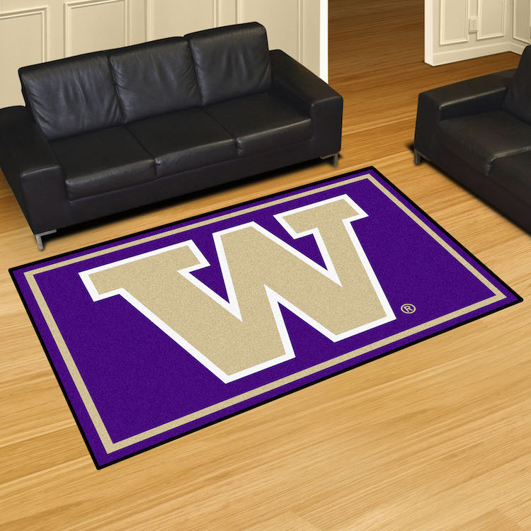 Washington Huskies 5x8 Area Rug