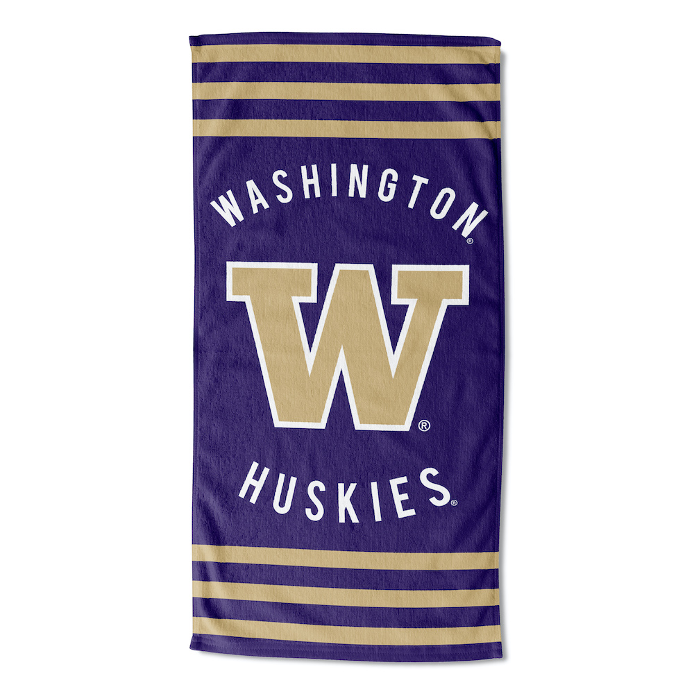 Washington Huskies Beach Towel