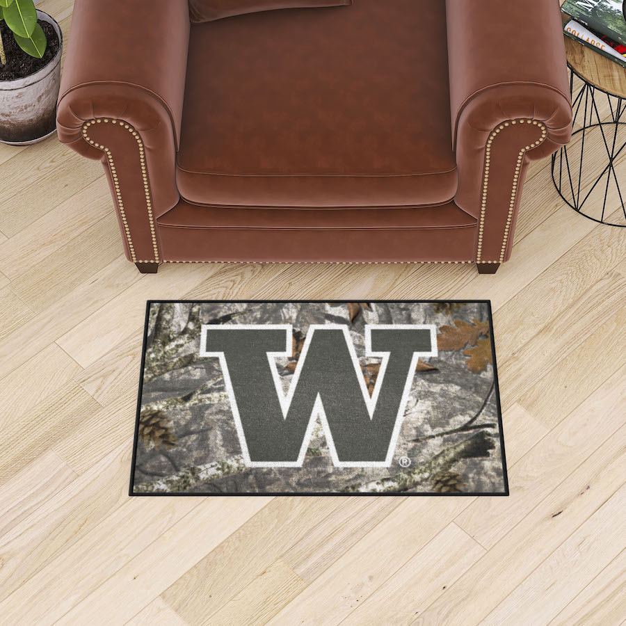 Washington Huskies CAMO 20 x 30 Starter Floor Mat