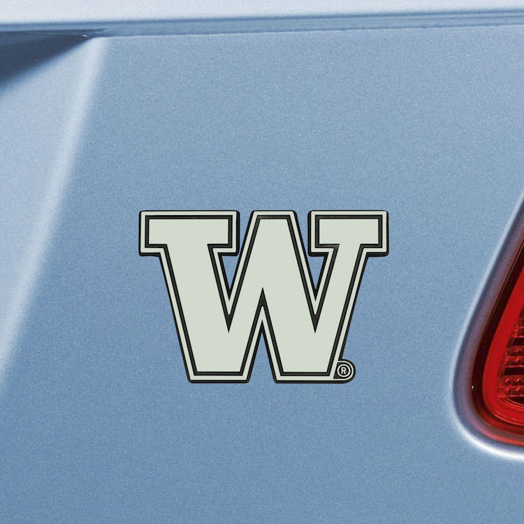 Washington Huskies Metal Auto Emblem