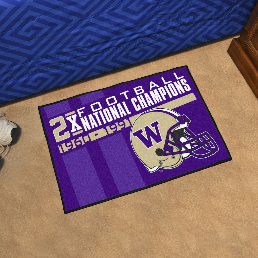 Washington Huskies 20 x 30 DYNASTY Starter Floor Mat