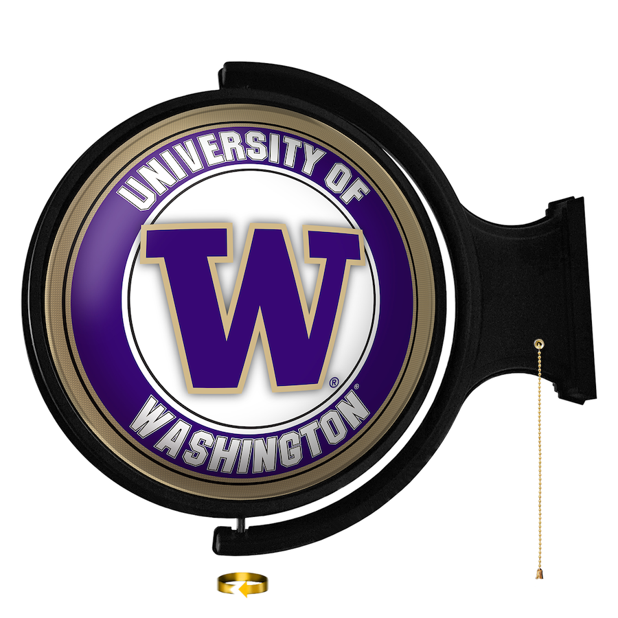 Washington Huskies LED Rotating Wall Sign