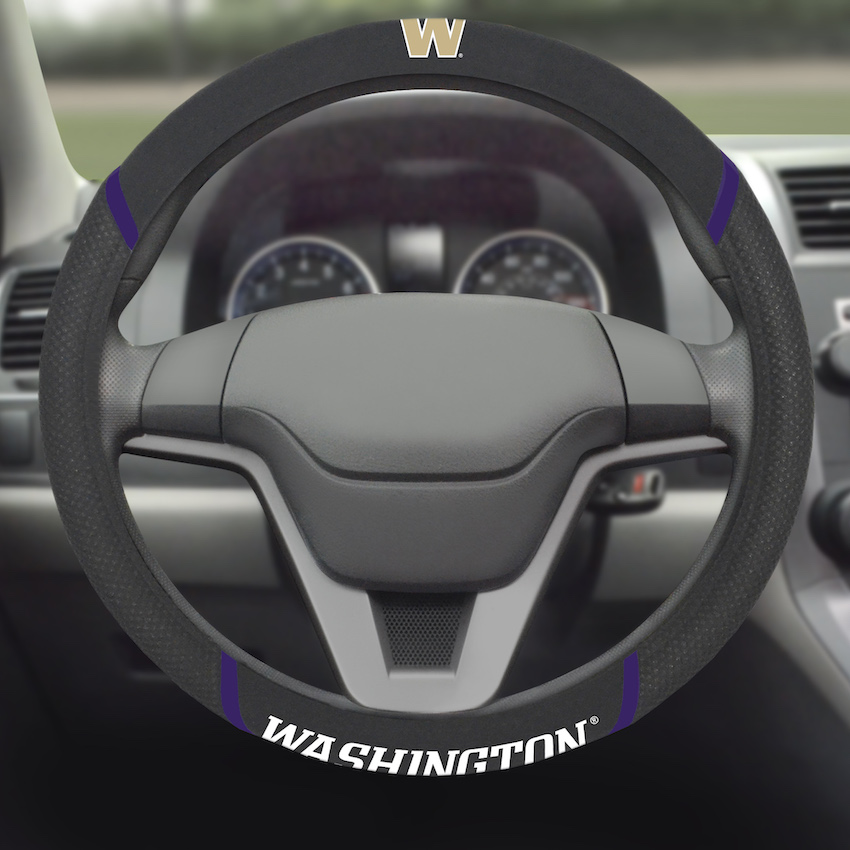 Washington Huskies Steering Wheel Cover