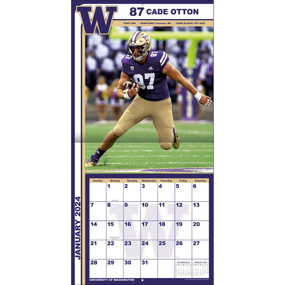 Washington Huskies 2022 Schedule Washington Huskies 2022 Mini Wall Calendar - Buy At Khc Sports