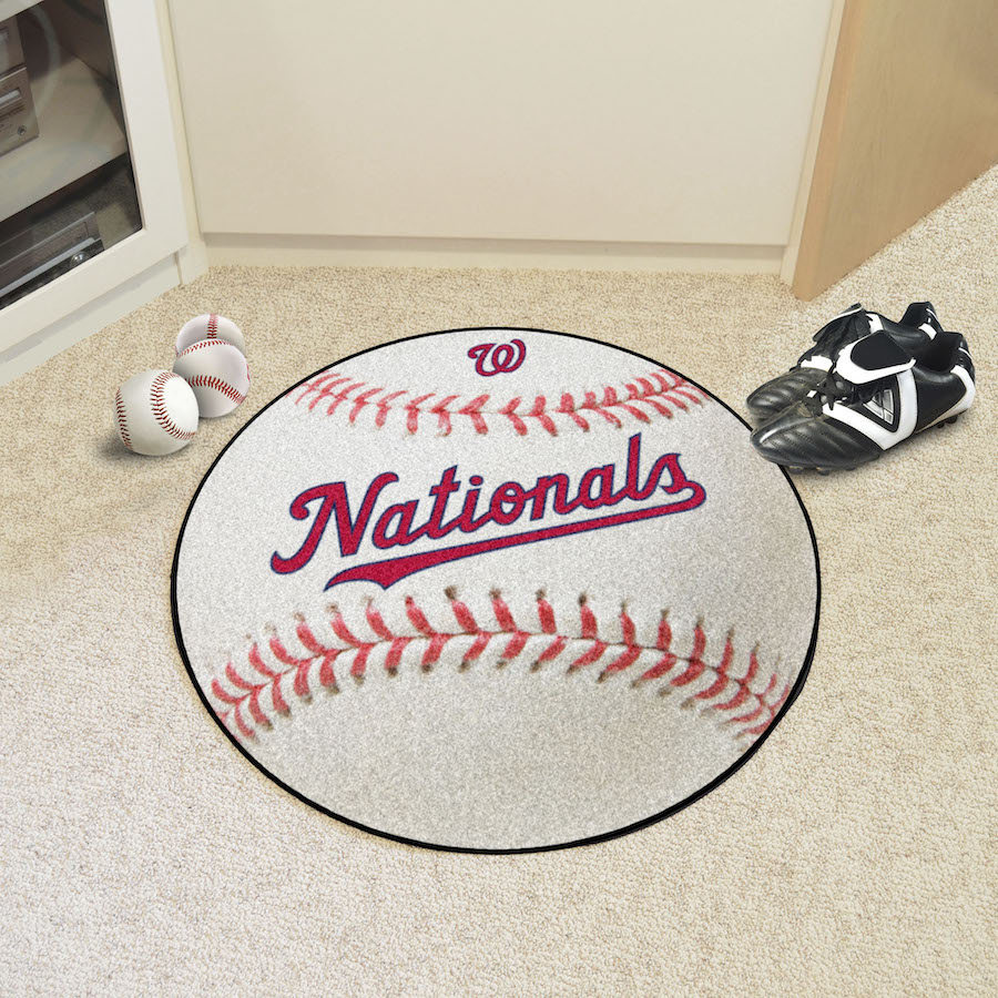 Washington Nationals ALT LOGO Round Baseball Mat