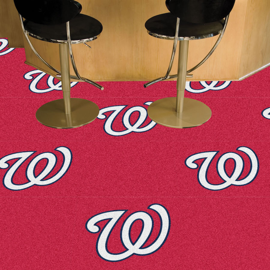 Washington Nationals ALT LOGO Carpet Tiles 18x18 in.