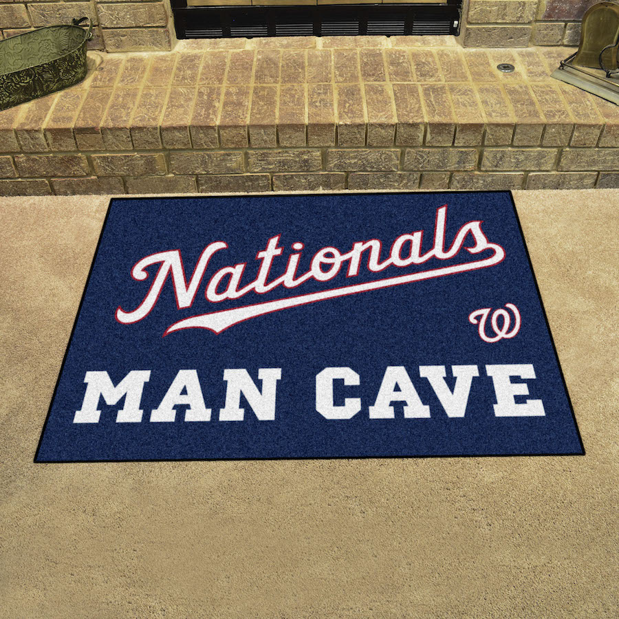 Washington Nationals ALT LOGO ALL STAR 34 x 45 MAN CAVE Floor Mat