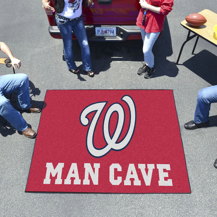 Washington Nationals UTILI-MAT 60 x 96 MAN CAVE Rug