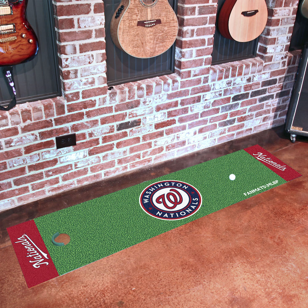 Washington Nationals Putting Green Mat 18 x 72