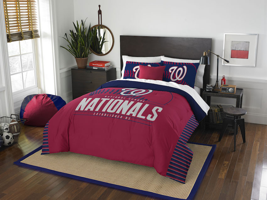 Washington Nationals QUEEN/FULL size Comforter and 2 Shams