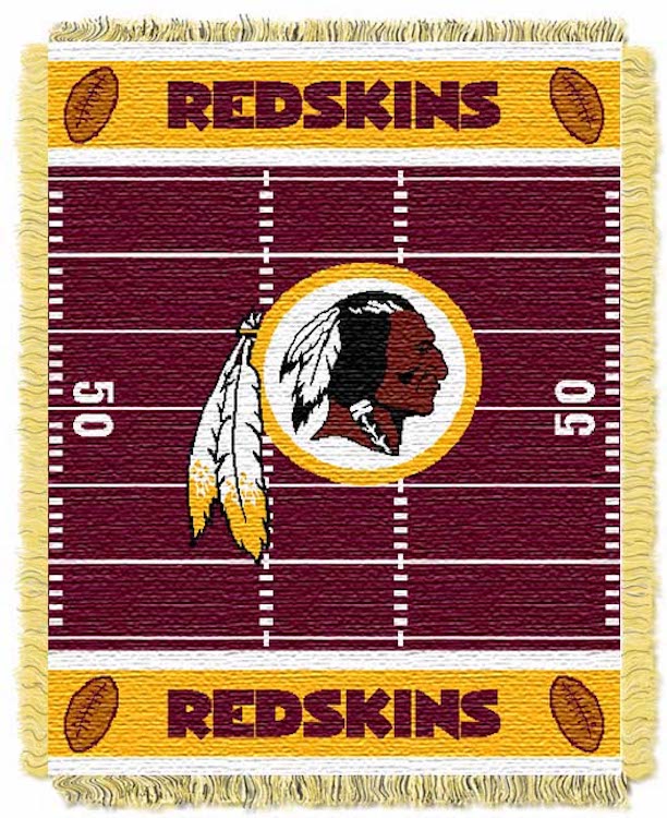 Washington Redskins Woven Baby Blanket 36 x 48