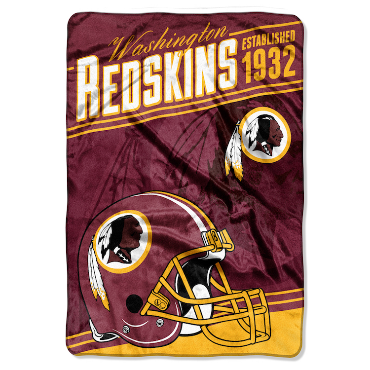 Washington Redskins OVERSIZED Micro Raschel Blanket 62 x 90