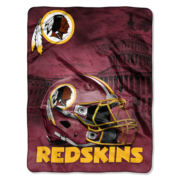 Washington Redskins Silk Touch Rachel Throw Blanket 60 x 80