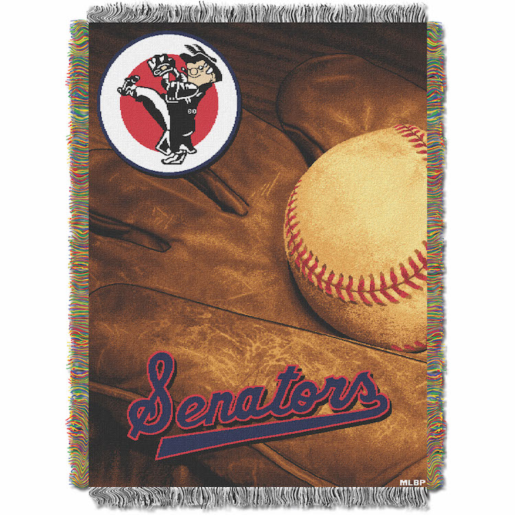 Washington Senators Commemorative VINTAGE Tapestry Throw